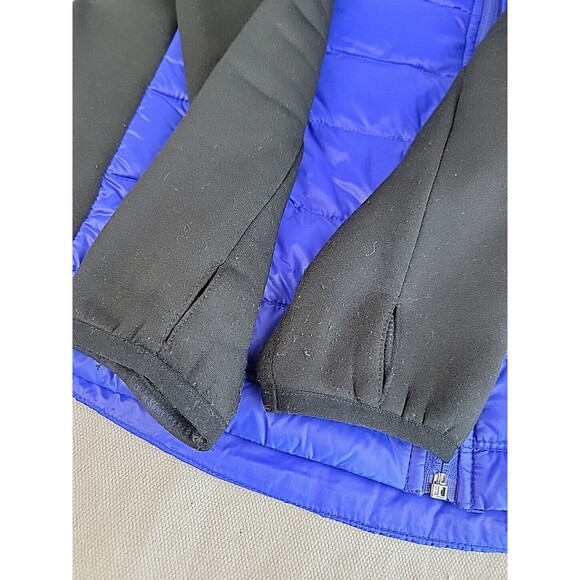 Calvin Klein Performance Puffer Jacket Womens M Purple 90% Down Full Zip Pockets - Picture 5 of 14